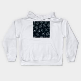 Ginkgo leaves pattern Kids Hoodie